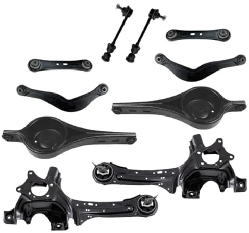 2x Federaufnahme 2x Längslenker 4x Querlenker oben unten 2x Koppelstange Hinterachse für Ford Mondeo MK4 + Stufenheck + Turnier BA7