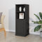 Lauuoeriau Furniture Item Home Highboard Black 36x35.5x103.5 cm Engineered Wood-Möbel