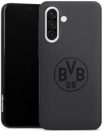 DeinDesign Silikon Hülle kompatibel mit Samsung Galaxy A56 5G Case schwarz Handyhülle Borussia Dortmund Logo BVB