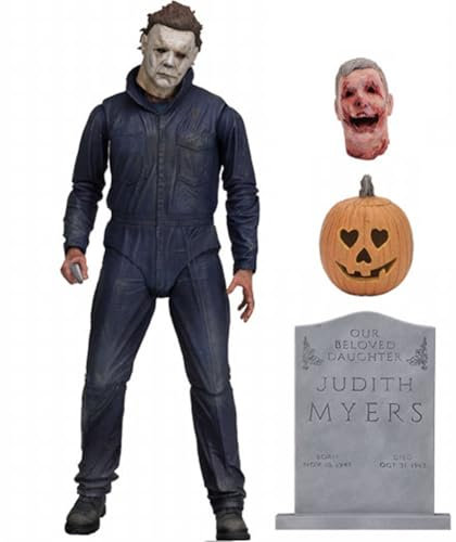 Michael Myers Actionfigur, Anime-Figur, 18 cm, bewegliche Gelenke (mit Zubehör), stehendes Modell, PVC-Statue, Sammlerstück, Heimdekoration, Geschenke