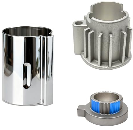 ZXFENG Stop Tube and Temperature Limit Stop Kit Replacement,Compatible with Moen 1 Handle Tub/Shower Faucet Valve Cartridge, Small, Chrome Shower Pull Accessory Thermostat