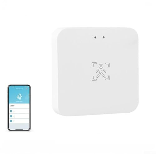 Smart Motion Sensor, Adjustable Wireless Human Presence Detector, App Remote Control Indoor And Outdoor Motion Sensor For Home Automatic(Zig-bee Version)
