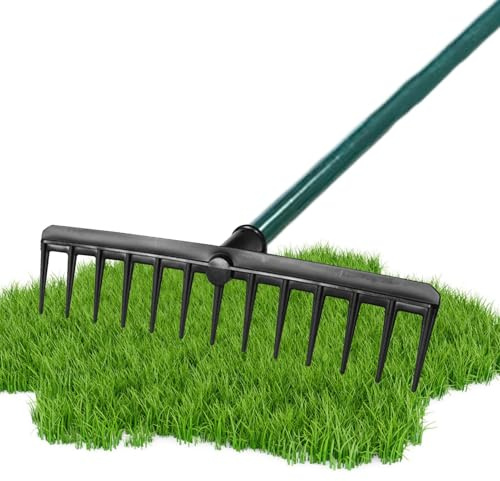 Rechen Nivelliergerät für Rasen, Robustes Nivellierwerkzeug für Gartenarbeit, Pflege von Feldern, und Terrassen