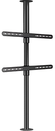 QYMYOZ Adjustable TV Mount Bracket - 32-75 Inch Divider Rotating Hanger, LCD TV 360 Degree Rotating Frame Floor Stand, Max 600x400mm