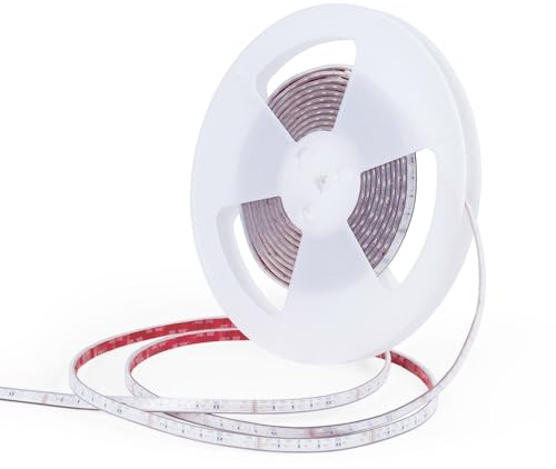BARCELONA LED RGB LED Streifen 24V DC IP68 Unterwasser 10m 14.4W/m 60 LED/m SMD2835 Wasserdicht Silikon 12mm LED Strip für Pool, Garten, Teich Terrasse Außenbeleuchtung Farbwechsel