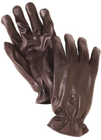 Bob Allen Lederhandschuhe, ungefüttert, Braun, Größe S