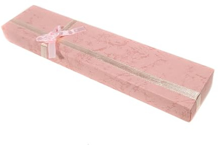 Yudu 10 stück Kettenetuis Schmucketuis Etuis mit Schleife (rosa)