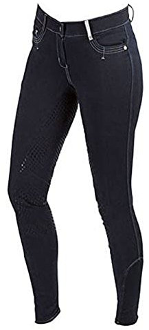 Kerbl Unisex Kinder Ridebukser Basicplus til børn blå, størrelse 146 Reithose, Blau, EU