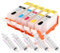 Cenado Befüllbare Patronen für Canon PGI570/571 für Pixma MG5700 MG5750 MG5751 MG5752 MG5753 MG6800 MG6850 MG6851 MG6852 MG6853 TS5000 TS5050 TS5051