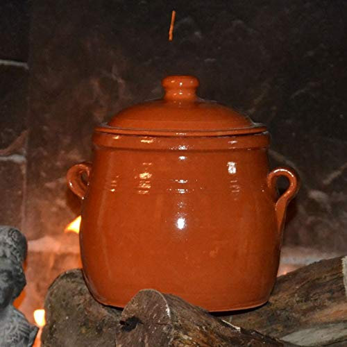 Pentola in terracotta da 3 l, diametro 17 cm