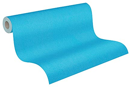 Architects Paper Uni Floral|Impression Vliestapete 10,05 m x 0,53 m blau Made in Germany 377498 37749-8