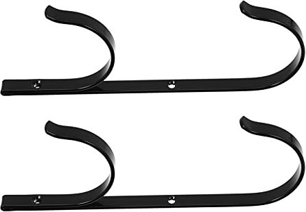 Yardwe 2PCS Pool Haken Aufhänger Schwimmen Metall Klammern Pole Halter Wand Halterung für Teleskop Pole Skimmer Netze Pool Garten Werkzeuge