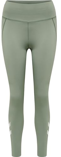hummel Damen Hmlmt Grace High Waist Tights Leggings, Lily Pad, S EU