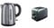 Russell Hobbs 20441 Snowdon Kettle, 1.7 Litre, Stainless Steel & Futura 2-Slice Toaster 18780 - Stainless Steel Silver