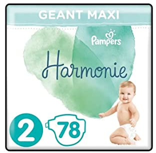 Pampers Harmony Größe 2, 78 Windeln, 4-8 kg