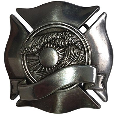 BELTINGER Gürtelschnalle Sonnenuntergang 4,0 cm | Buckle Wechselschließe Gürtelschließe 40mm Massiv | Wechselgürtel bis 4cm | Silber