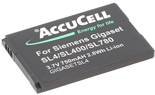 AccuCell Akku kompatibel mit Siemens SL4, SL5, SL400, SL78, SL780, SL785, SL788