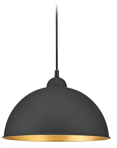 DUOLINE SUSPENSION JIMMY SCHWARZES METALL UND GOLDENE INNENAUSSTATTUNG D. 31CM 73120102