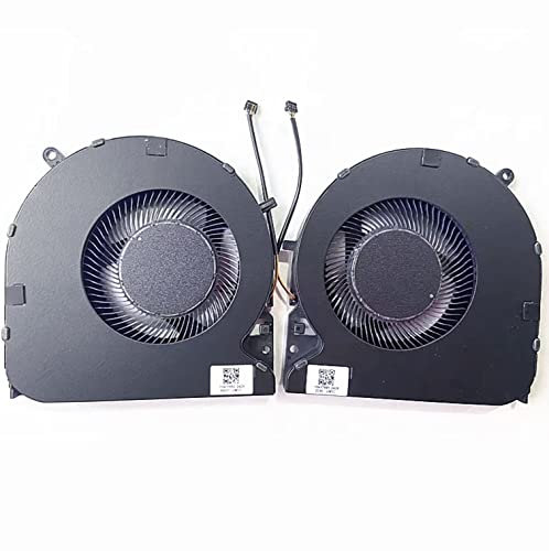New CPU+GPU Cooling Fan Replacement for Razer Blade 15 Advanced 2021 RZ09-0409 RZ09-0409BE RZ09-0409CE RZ09-0409AE RZ09-0409A RZ09-0409B RZ09-0409C RZ09-0409J RZ09-0409K 0409AED3 0409KWD3 0409BFA3