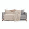 Stupendo Kuscheldecke Sofaüberwurf, Decke Sofa Klein als Couchdecke Überwurf und Wohnzimmerdecke, Wohndecke aus weiche warm Baumwolle Sofadecke mit Muster 220x240 cm (Zickzack Design Braun-Creme)