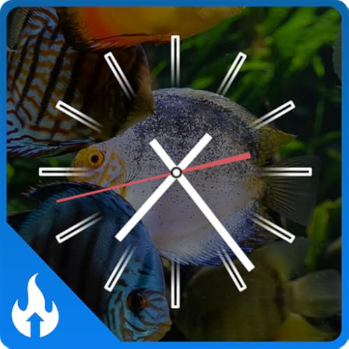 Aquarium Screensaver & Analog And Digital Clock For Tablets & Fire TV : Beautiful Wallpaper Aquarium Screensavers - NO ADS