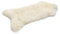 Lammfell Weiß 100 x 110 cm - Flauschig Schaffell Echt - Weich Lammfell Echt - Deko Fell Schlafzimmer - Natürliche Lammfell Teppich Wohnzimmer - Lammfelle - Naturfell