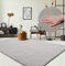 the carpet Relax kuscheliger Kurzflor Teppich, Anti-Rutsch Unterseite, Waschbar bis 30 Grad, Super Soft, Felloptik, Sand, 200 x 280 cm