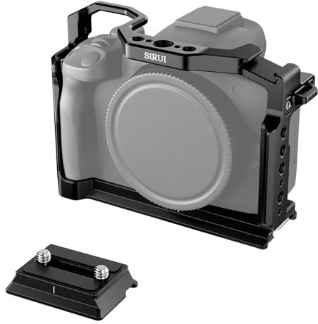 SIRUI R50 Kamera Käfig für Canon EOS R50, mit 2 in 1 Schnellwechselplatte für Arca, integrierter Arca-Typ Sockel, AM-EOSR50
