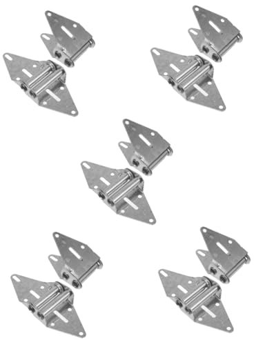 GLEAVI 10 Pièces Charnières De Porte De Garage Charnières À Fermeture Automatique Charnières De Porte Moustiquaire Charnière Pour Portes De Garage Ressort De Porte Charnière