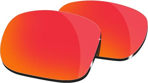 HiCycle2 Lentes de sol polarizados de repuesto para lentes Oakley Holbrook OO9102, 55 mm, grosor: 2 mm, Red, nothing