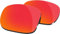 HiCycle2 Lentes de sol polarizados de repuesto para lentes Oakley Holbrook OO9102, 55 mm, grosor: 2 mm, Red, nothing