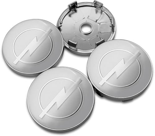 MXERTYSE Set mit 4 Radkappen, Für Opel Meriva 2003-2010 60mm Nabenkappen, Radnabenkappen, Autoreifen-Nabenkappen, Nabenkappenbasen