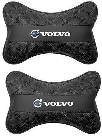 nlwopf 2pcs Auto Nackenkissen Autositz Kopf Nackenstütze Kopfstütze, für Volvo XC70 V60 V90 V70 S80 S90 XC40 XC40 XC60 XC90 Auto-Kissen zum Fahren Nackenschmerzlinderung,A