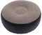 Acouto Tragbarer Aufblasbarer Hocker, Leichter Beflockter Hocker mit Weicher Oberfläche, Ergonomisch Gestalteter Fußhocker für Reisen, Camping, Outdoor-Aktivitäten (Kaffee)