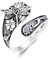 Flpruy Lotus Libelle Löffel Ringe für Frauen 925 Sterling Silber Einstellbare Lotus Blume Daumen Ringe mit Lotus Libelle Schmuck für Frauen Yoga Liebhaber Geburtstag Weihnachten Geschenke