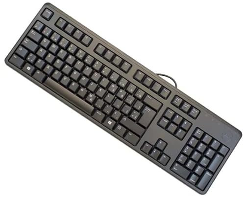 Dell Teclado AZERTY USB SK-8120 P/N 0C646N 0DJ497 Negro 106 Teclas Keyboard