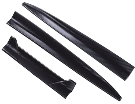 Generic Universeller Heckspoiler, 134 cm Großer Gummi-Spoilerflügel Im Hitzebeständigen Carbonfaser-Stil, für Verbesserte Aerodynamik und Einfache Installation bei Limousinen-SUVs