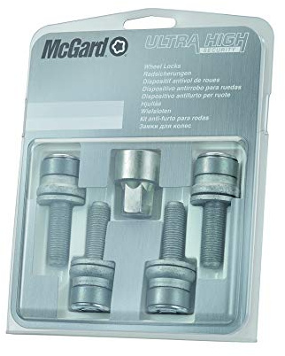 26001SL Radsicherungsbolzen SL (Ultra High Security) M12x1.25, Flachsitz, Schaftlänge 34,5mm, Gesamtlänge der Schraube 60,2 mm, SW19, Schlüsseldurchmesser 28,6 mm