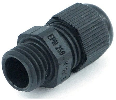 Durchführung 3 bis 6,5mm M12 schwarz