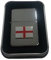 Personalised Country Flags of The World Windproof Petrol Lighter & Gift Tin - Enter Your Own Custom Text (English Flag)