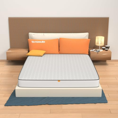 MiaSuite Einzelmatratze 80x200 cm, 18 cm Höhe, Orthopädisch Memory-Schaum und Polyurethan, Anallergisch und Antibakteriell, Anti-Hausstaubmilben, Made in Italy | PrimaveraH18