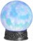 W WIDMANN MILANO Party Fashion 07102 - Magische Kristallkugel, mit Licht und Sound, 20 cm, Dekoration, Halloween, Mottoparty