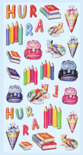 Creapop Sticker Softysticker Schule II - Einschulung-Schulbeginn Aufkleber 3451208