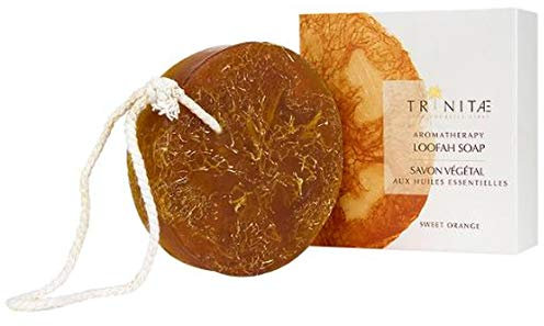 Trinitae Aromatherapie Duschseife Luffa Seife süße Orange