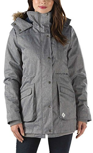 Vans W Cadet MTE Parka with Removable Fur Trim Hood 31 HPS S Gris