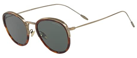 Armani Herren 0AR6068 319871 50 Sonnenbrille, Rot (Red Havana/Green)