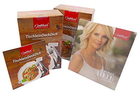 Jentschura TischleinDeckDich 800g BundlePreis + GRATIS Zugaben wählbar Größe 2x800g Pack + Basisch Leben