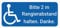 deformaze Sticker Rollstuhlfahrer Behinderten Aufkleber Bitte 2 m Rangierabstand halten Warnaufkleber 20 x 9 cm Rolli quer Auto KFZ Scheibe UV Wetterfest