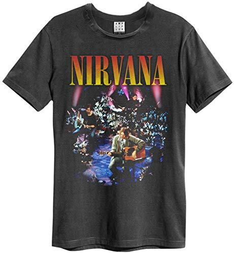 Nirvana Amplified Collection - Unplugged In New York Männer T-Shirt Charcoal