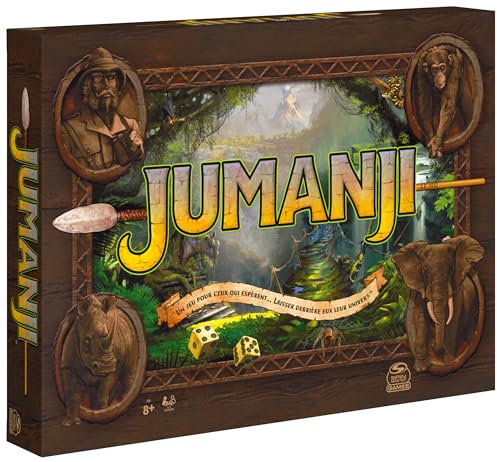 Spin Master Brettspiel, Jumanji, Reisespielversion, Größe L, (französische Version)
